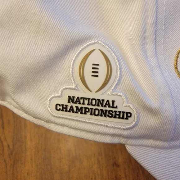 Alabama Crimson Tide 2020 National Champions Nike White Cap Hat - One Size - Picture 3 of 4